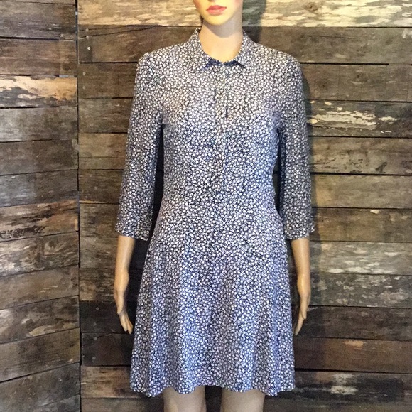 NWT H&M Divided Floral Print Woman's size 4 - Picture 1 of 7